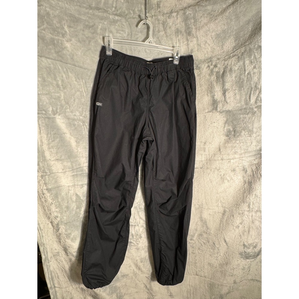 Salty Crew Womens Black Jogger Pants Elastic‎ Waist Toggle Hem Size Medium